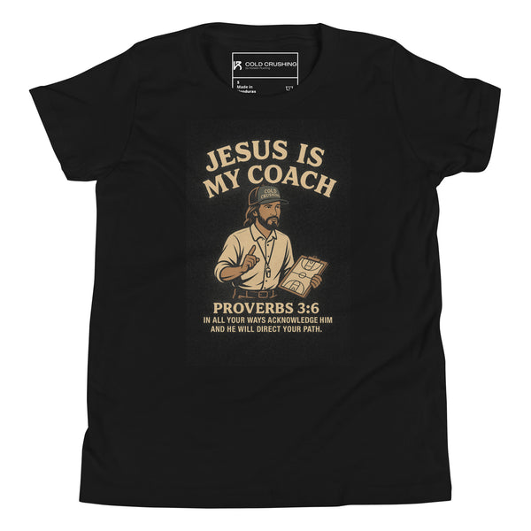 Jesus Is My Coach – Proverbs 3:6 Faith Basketball Shirt
